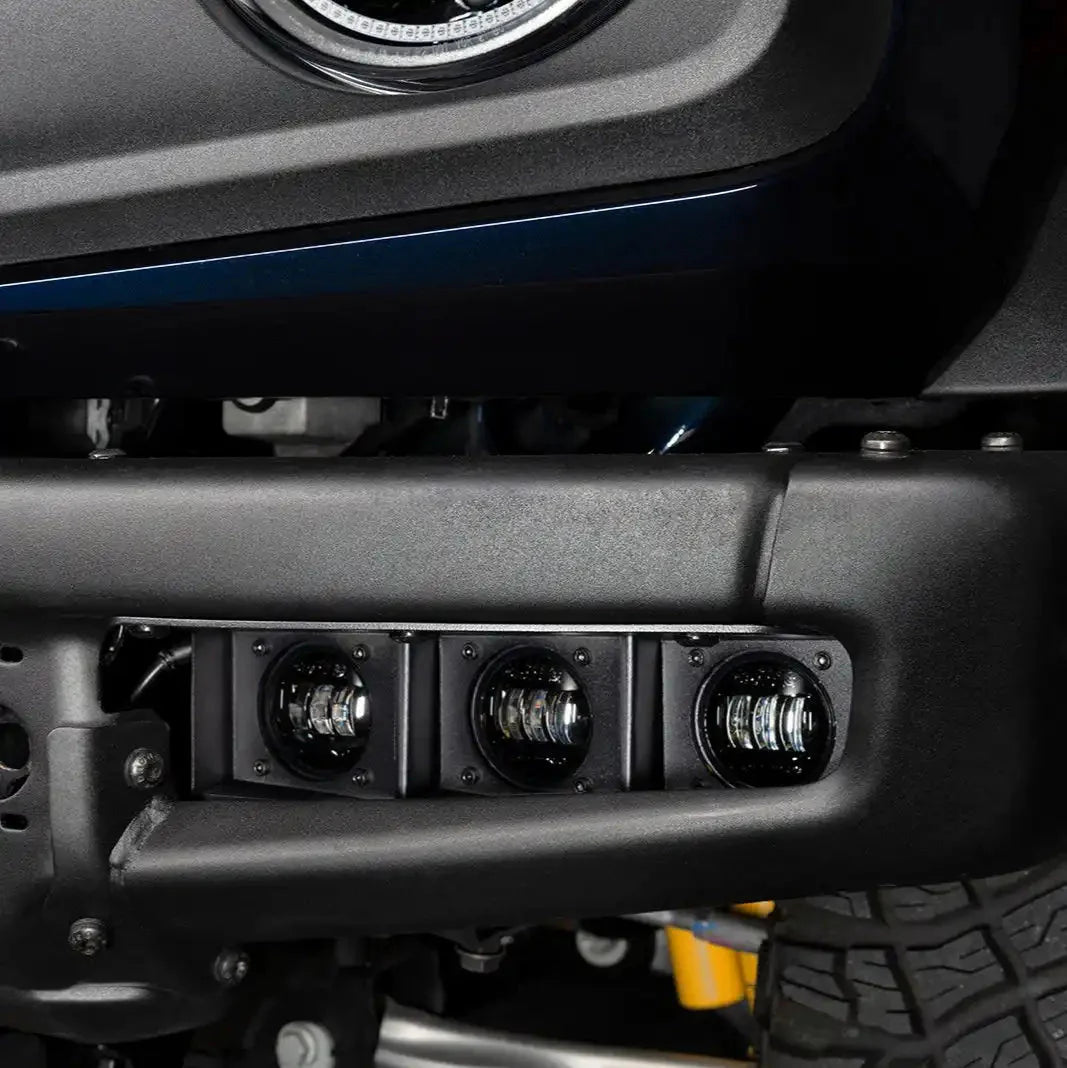 2021-2026 Ford Bronco ORACLE Triple LED Fog Light Kit for Steel Modular Bumper