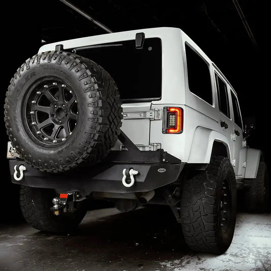 2007-2017 Jeep Wrangler JK ORACLE V2 Flush Mount LED Tail Lights - Low-Profile Trail Protection