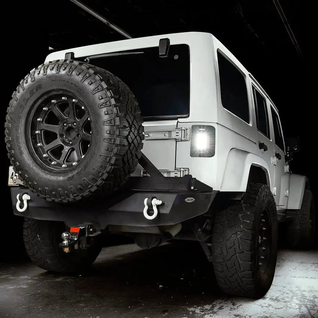 2007-2017 Jeep Wrangler JK ORACLE V2 Flush Mount LED Tail Lights - Low-Profile Trail Protection