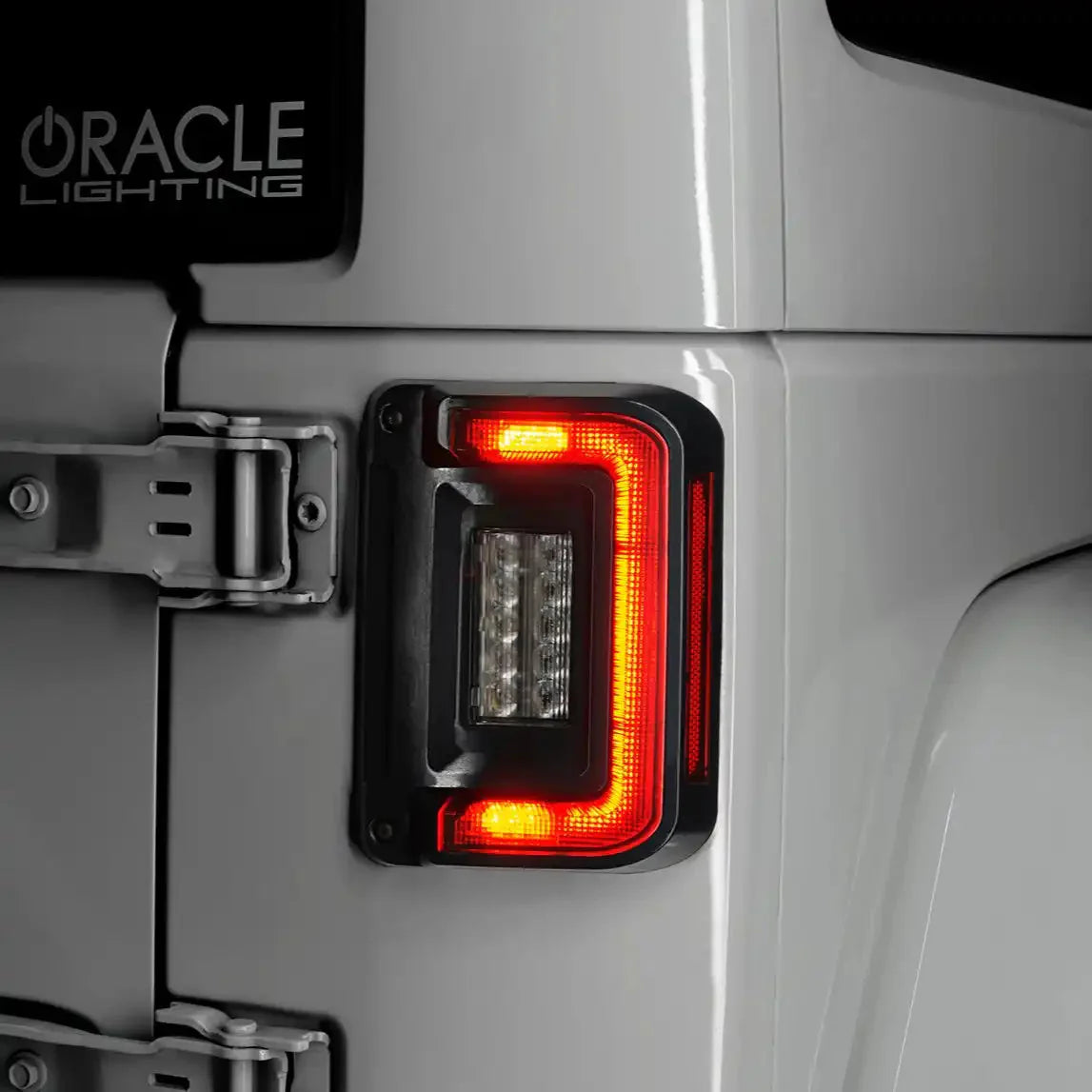 2007-2017 Jeep Wrangler JK ORACLE V2 Flush Mount LED Tail Lights - Low-Profile Trail Protection