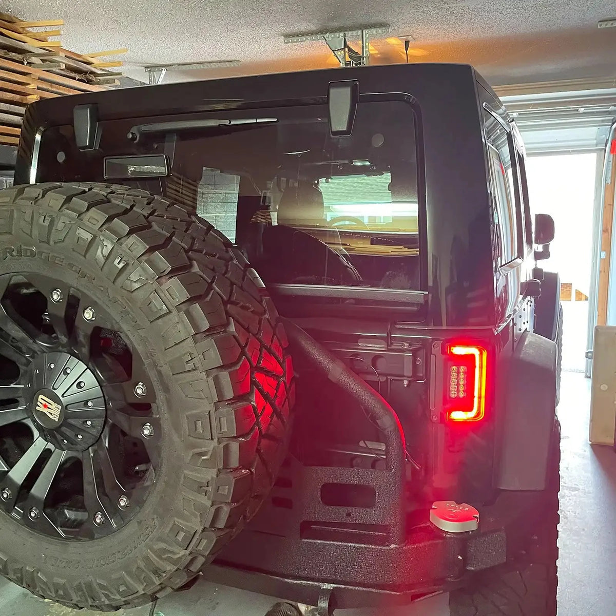 2007-2017 Jeep Wrangler JK ORACLE V2 Flush Mount LED Tail Lights - Low-Profile Trail Protection