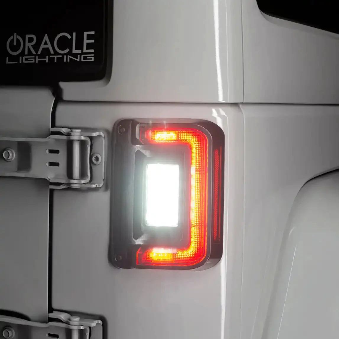2007-2017 Jeep Wrangler JK ORACLE V2 Flush Mount LED Tail Lights - Low-Profile Trail Protection