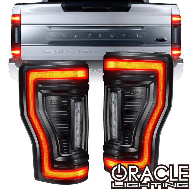 2017-2022 Ford F250/F350 Super Duty Flush Mount LED Tail Lights - Animated Turn Signals