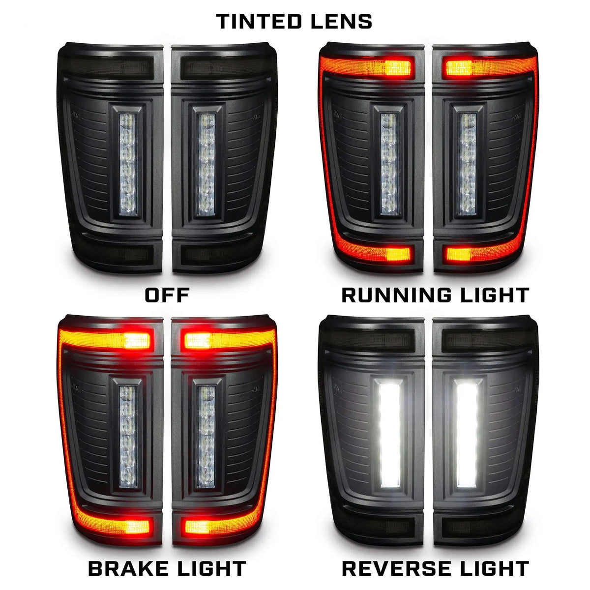 2021-2025 Ford F150 ORACLE Lighting Flush Style LED Tail Lights