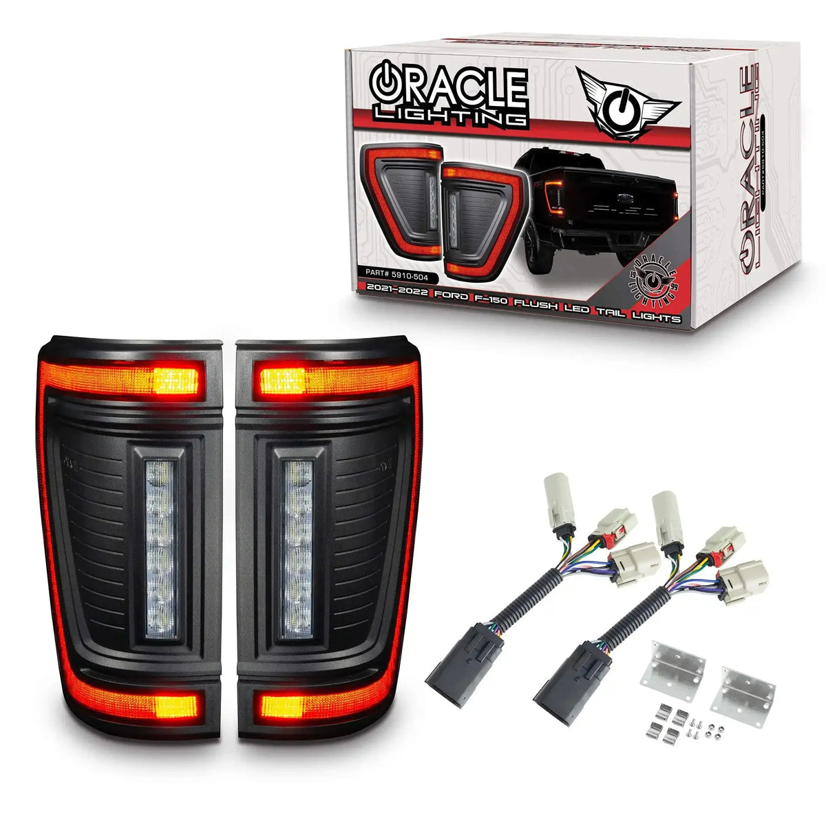 2021-2025 Ford F150 ORACLE Lighting Flush Style LED Tail Lights