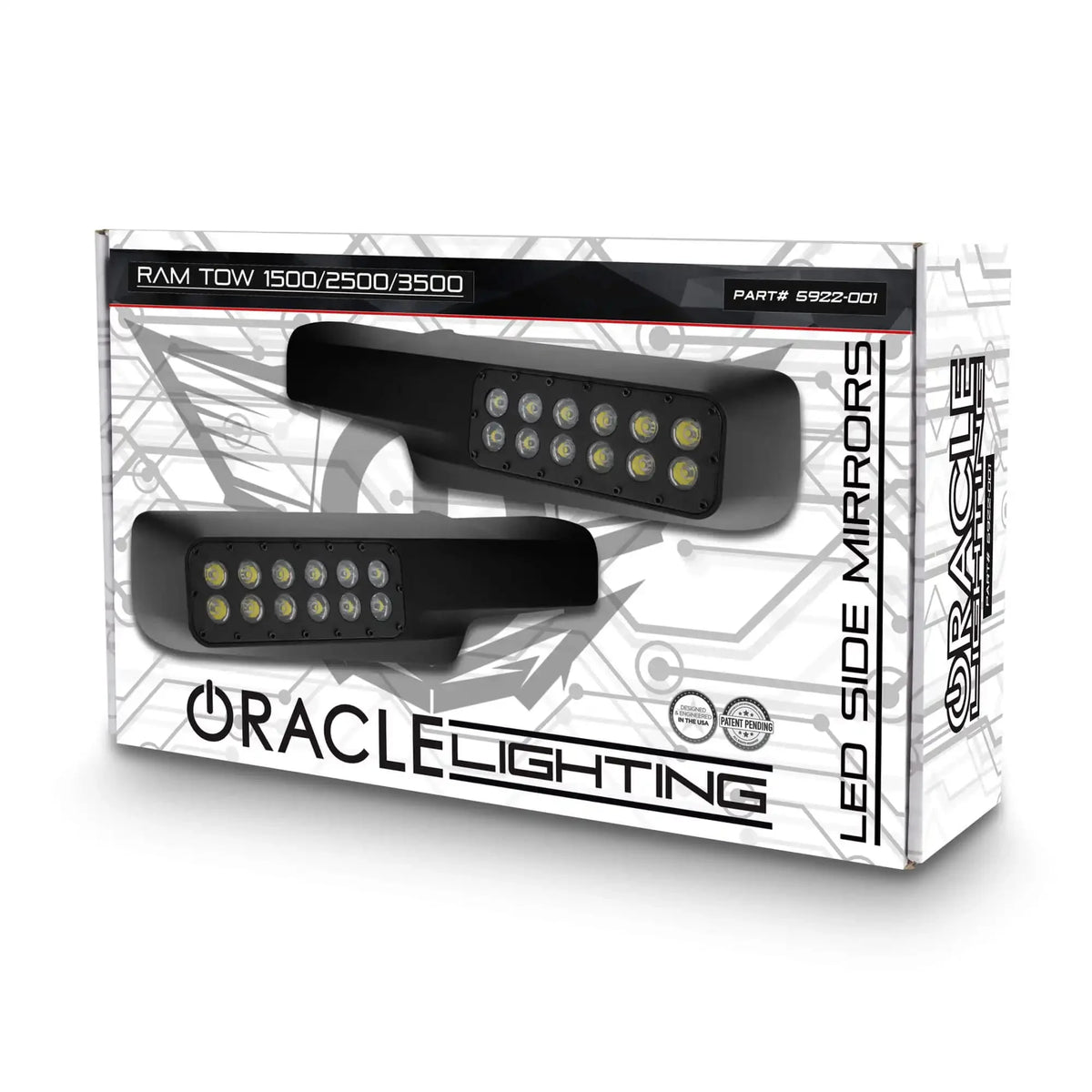 2010-2022 RAM 1500/2500/3500 ORACLE LED Off-Road Side Mirrors Ditch Lights