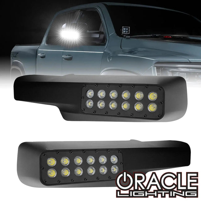 2010-2022 RAM 1500/2500/3500 ORACLE LED Off-Road Side Mirrors Ditch Lights