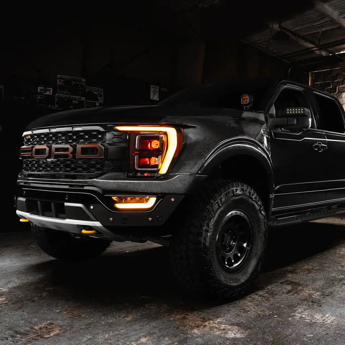 2021-2025 Ford F150/Raptor ORACLE Lighting LED Off-Road Side Mirror Ditch Lights