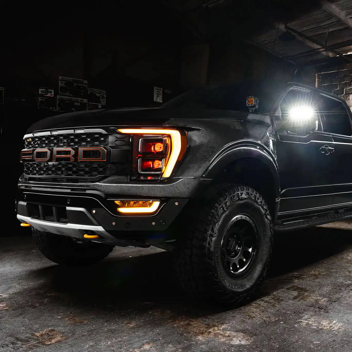 2021-2025 Ford F150/Raptor ORACLE Lighting LED Off-Road Side Mirror Ditch Lights