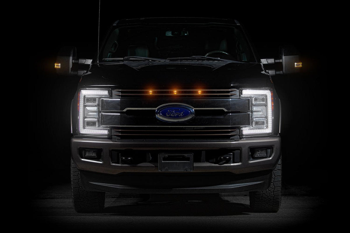 2017-2019 Ford F250/F350/F450/F550 Super Duty Raptor Style Grille Lights Kit