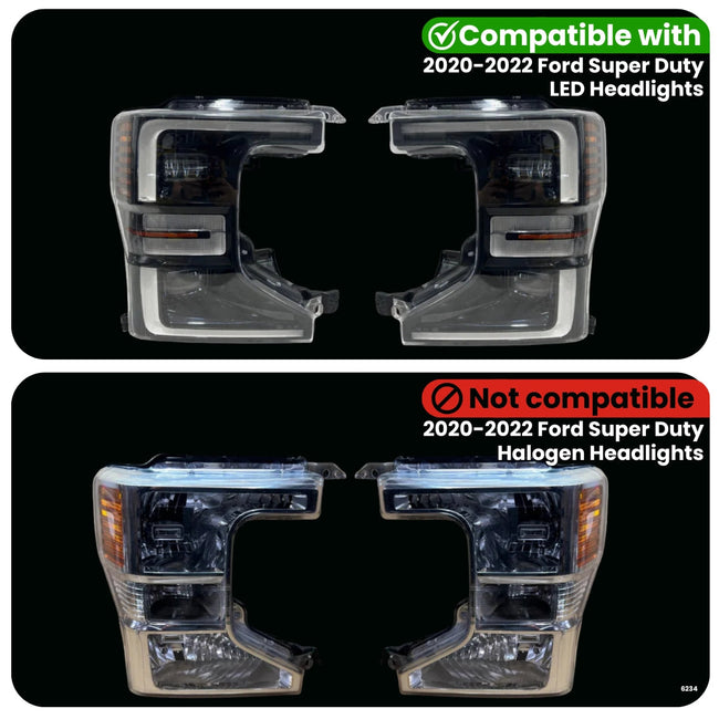 2020-2022 Ford F250/F350/F450/F550 Super Duty Dynamic LED Headlight Adapter