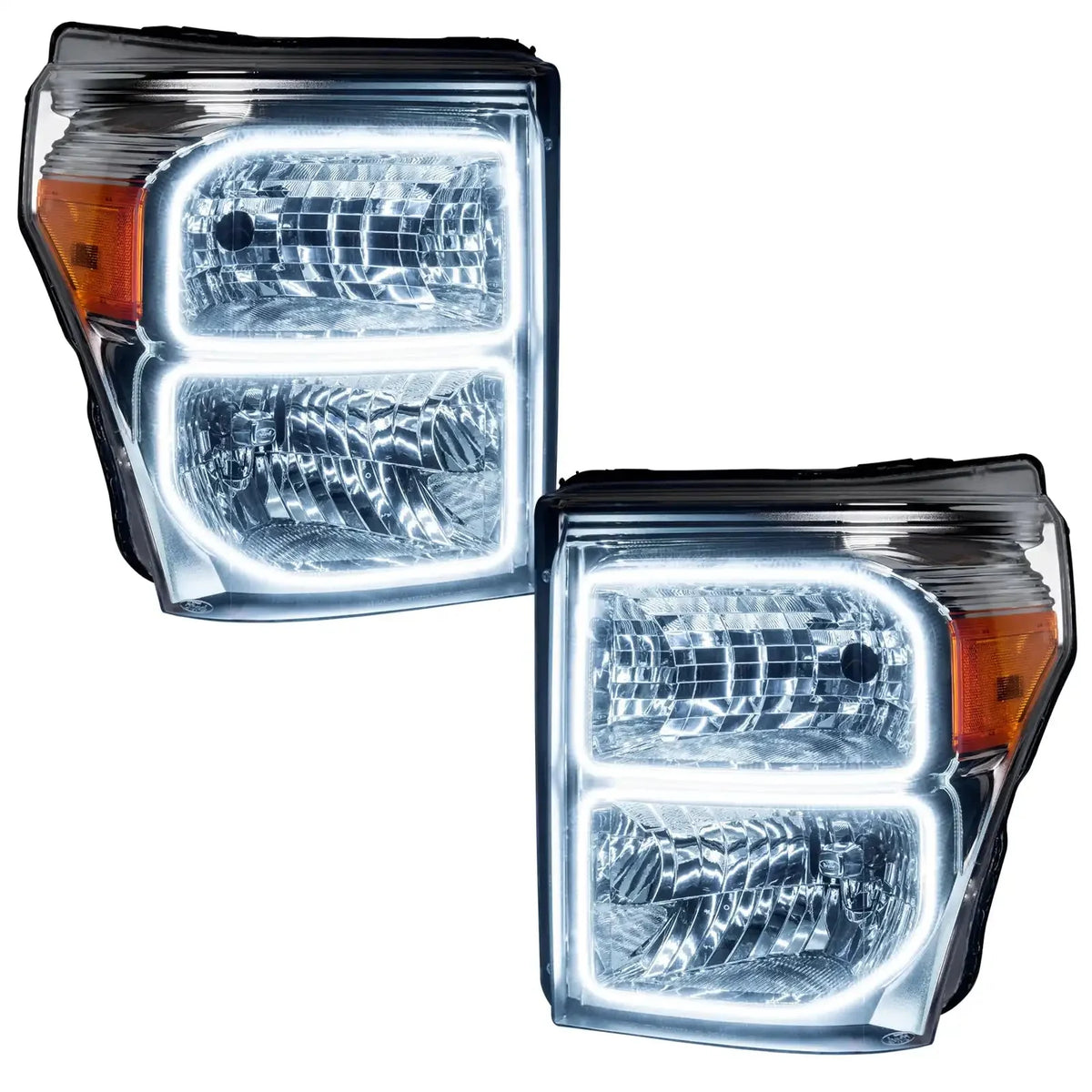 2011-2016 Ford F250/F350 ORACLE LED Headlight Halo Kit (Square Ring Design)