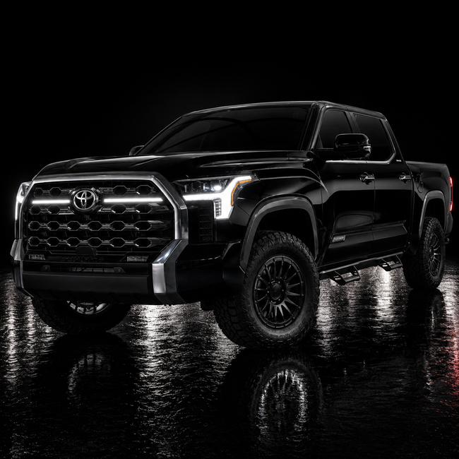 2022-2024 Toyota Tundra LED Grille Light Kit – Platinum & 1794, IP67, White DRL Strip