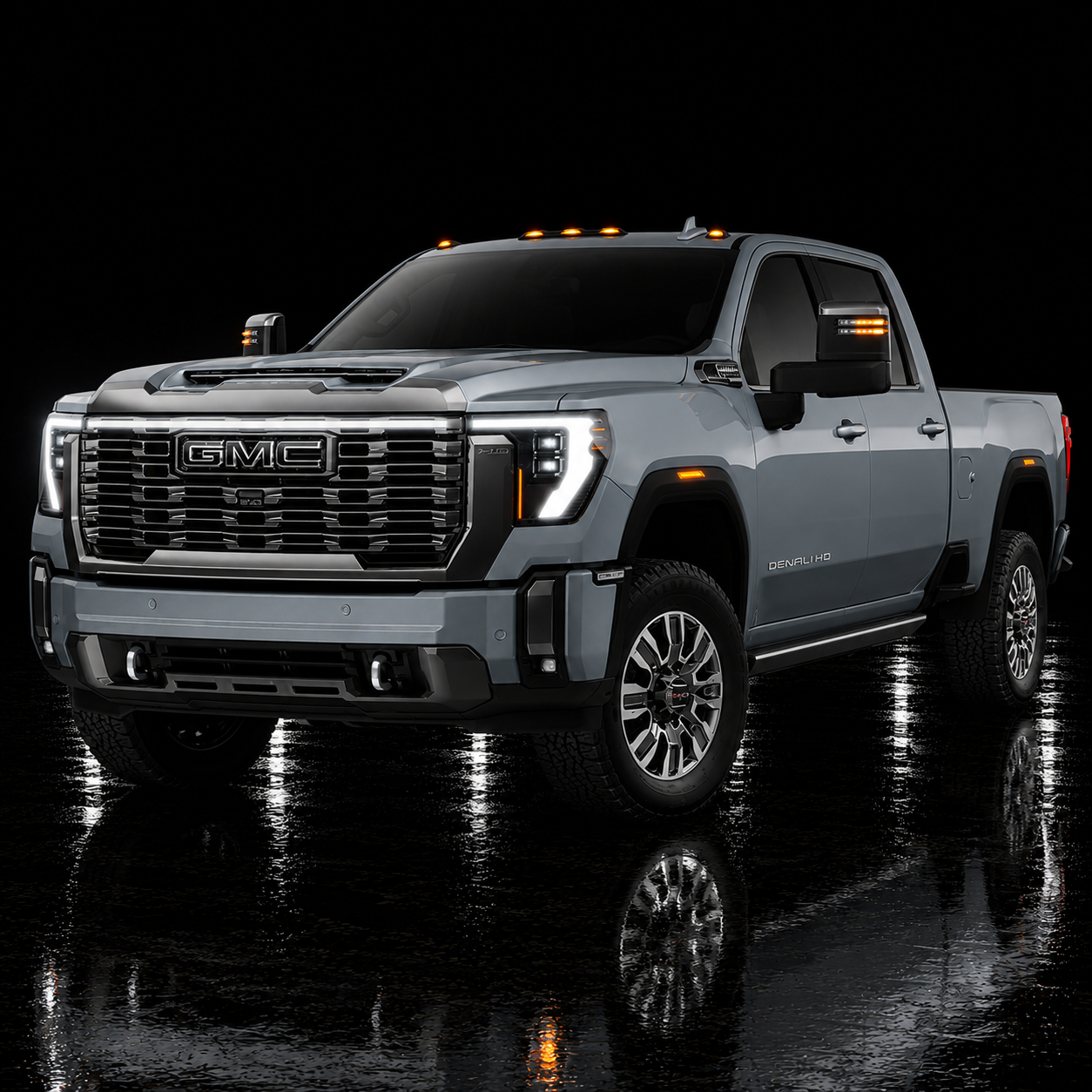 2024-2026 GMC Sierra 2500/3500 Denali & Denali Ultimate “Ghost” LED Grille Light Bar –, IP67