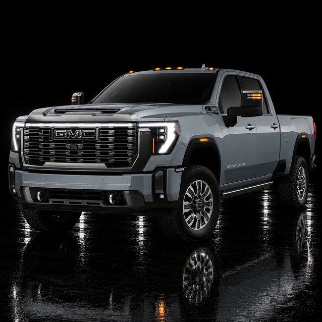 2024-2026 GMC Sierra 2500/3500 Denali & Denali Ultimate “Ghost” LED Grille Light Bar –, IP67