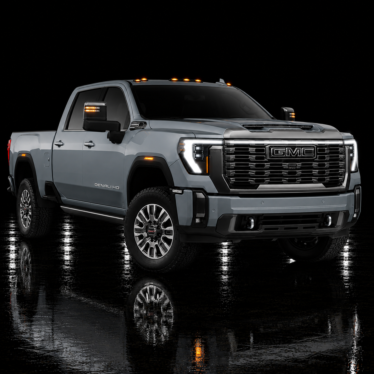 2024-2026 GMC Sierra 2500/3500 Denali & Denali Ultimate “Ghost” LED Grille Light Bar –, IP67