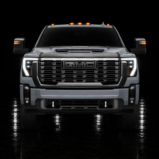 2024-2026 GMC Sierra 2500/3500 Denali & Denali Ultimate “Ghost” LED Grille Light Bar –, IP67