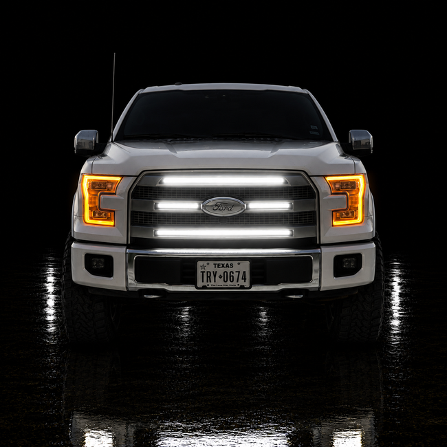 2015-2017 Ford F150 LED “Ghost” Grille Light Kit – Platinum, 6500 K White, IP67 Waterproof