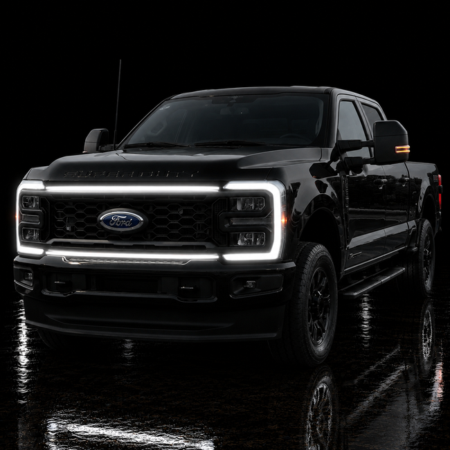 2023-2026 Ford Super Duty “Ghost” LED Grille Light Kit – F-250/F-350/F-450/F-550, IP67, Plug-and-Play Ready
