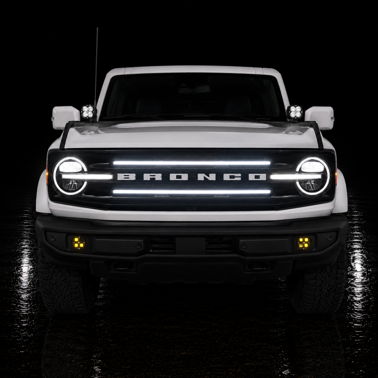 Ford Bronco Black Diamond LED Grill Lights | 2021-2023 Models
