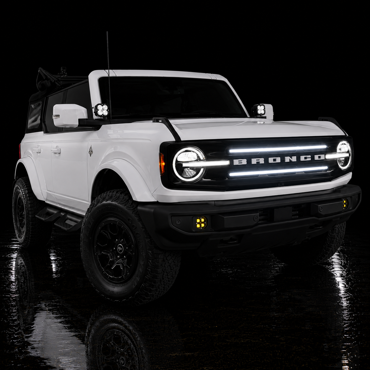 Ford Bronco Black Diamond LED Grill Lights | 2021-2023 Models