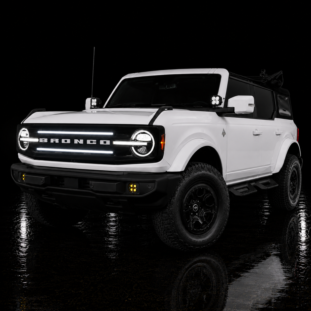 Ford Bronco Black Diamond LED Grill Lights | 2021-2023 Models