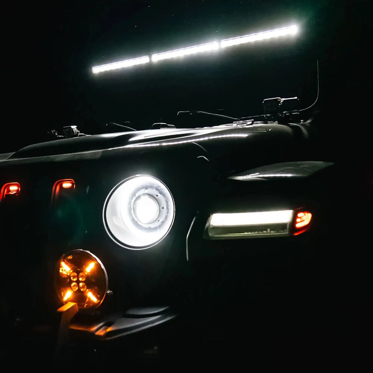 2018-2026 Jeep Wrangler JL & 2020-2026 Gladiator JT ORACLE Lighting "Smoked Lens" LED Front Side Markers