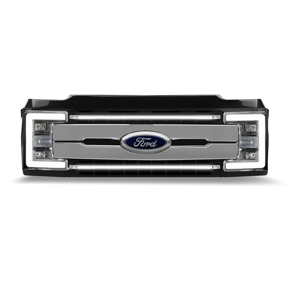 Custom LED Grille Lights for Ford, GMC, and RAM Pick-ups | Sick Diesel ...