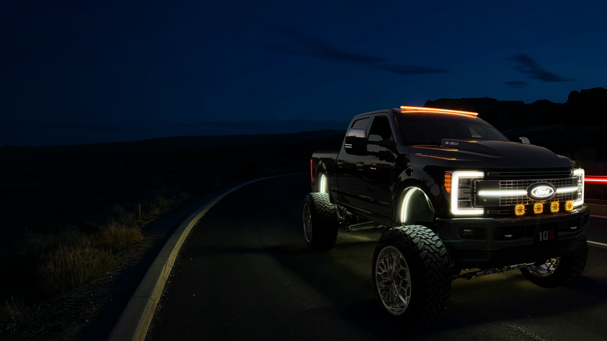 Custom LED Grille Lights for Ford, GMC, and RAM Pick-ups | Sick Diesel ...