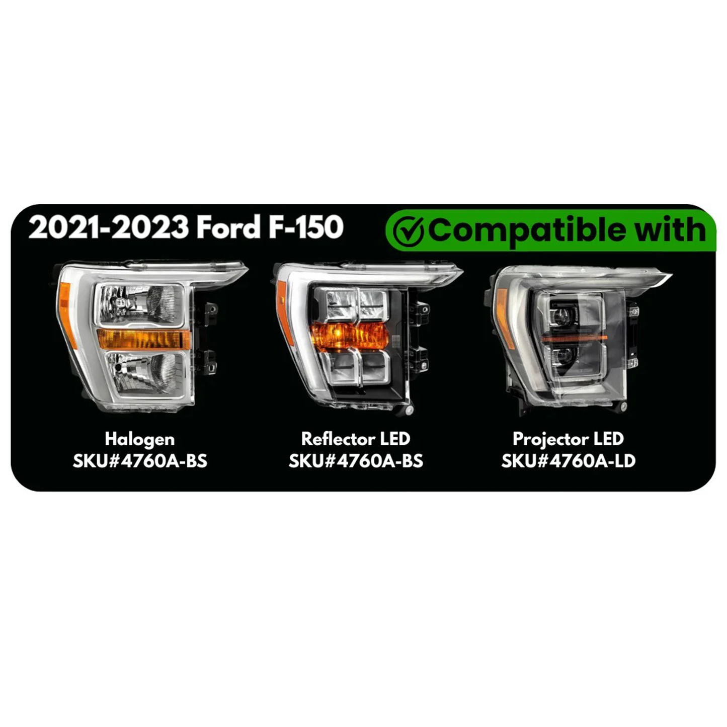 2021-2023 Ford F150 Fender Vent Lighting Kit