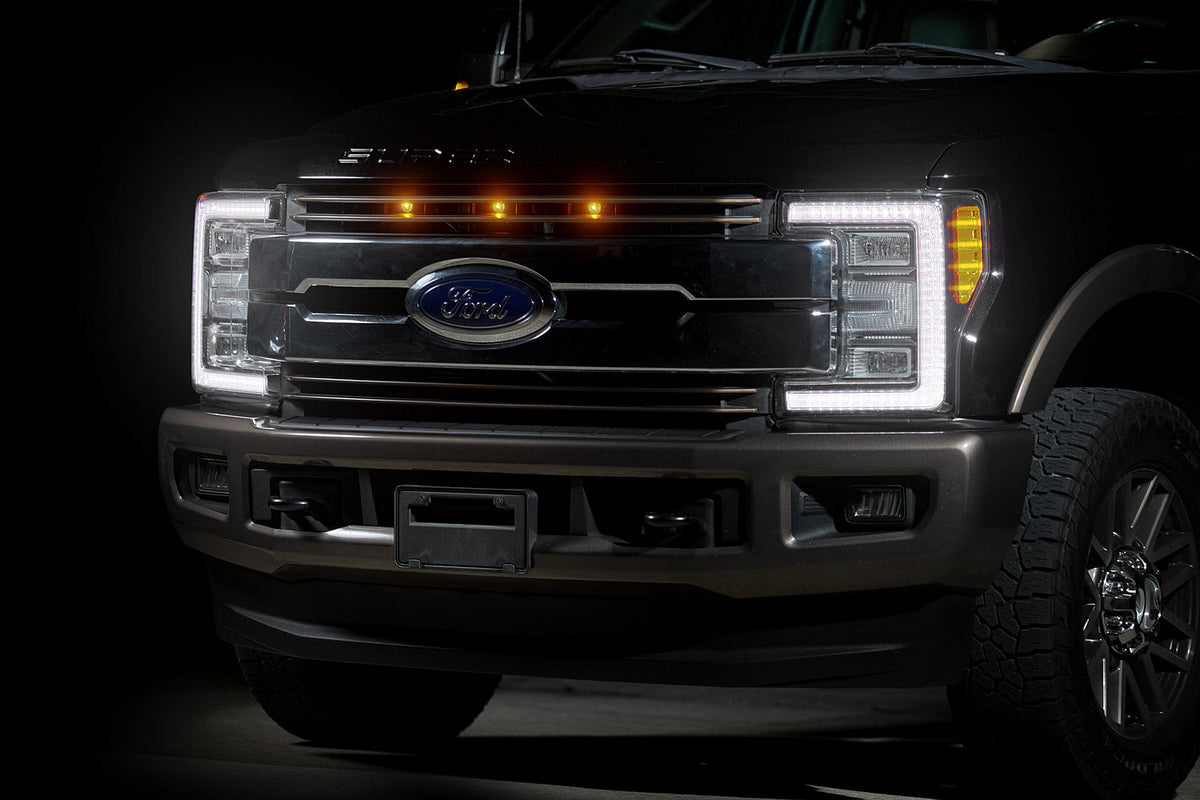 2017-2019 Ford F250/F350/F450/F550 Super Duty Raptor Style Grille Lights Kit