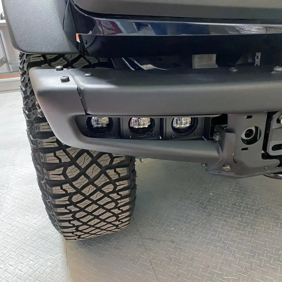 2021-2026 Ford Bronco ORACLE Triple LED Fog Light Kit for Steel Modular Bumper