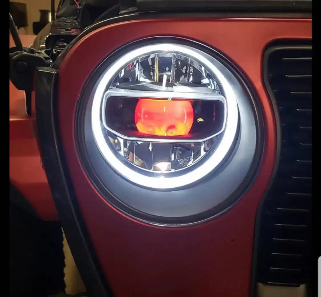 2020-2025 Jeep Gladiator JT ORACLE Lighting "Demon Eye" ColorSHIFT Projector Illumination Kit