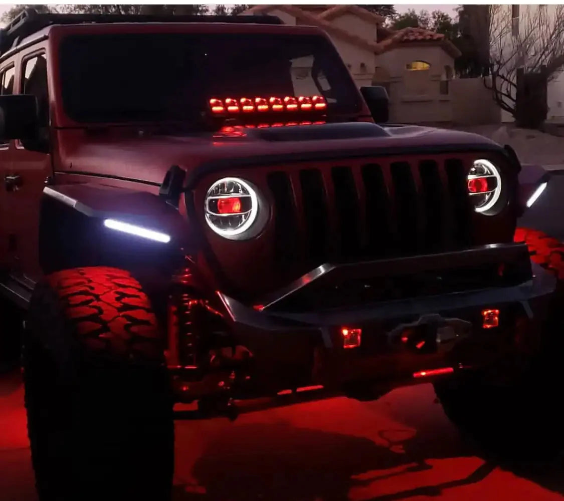 2020-2025 Jeep Gladiator JT ORACLE Lighting "Demon Eye" ColorSHIFT Projector Illumination Kit