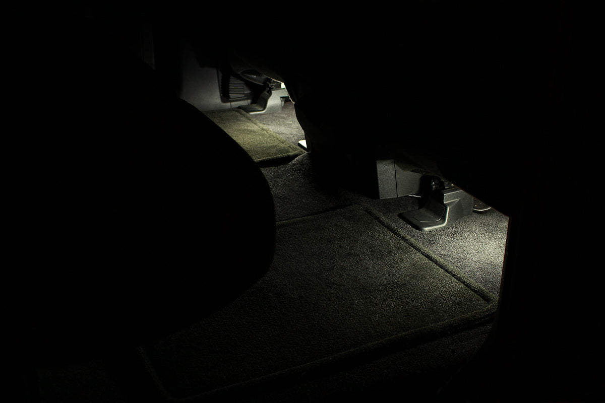 2009-2025 Ford F150 & 2011-2025 F250/F350/F450/F550 4-LED Footwell Lighting Kit