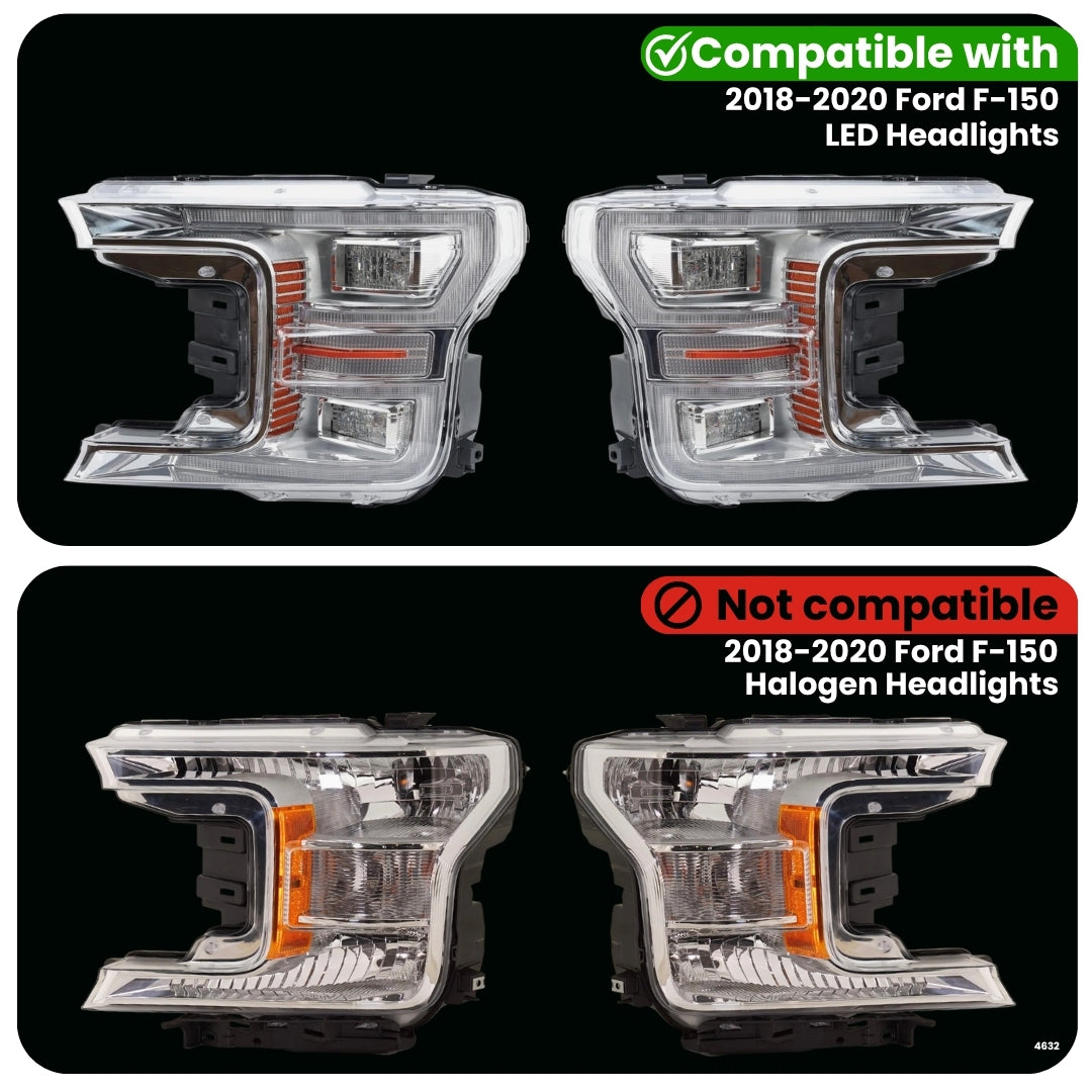 2018-2020 Ford F150 Parking Light Adapter for Factory LED Headlights