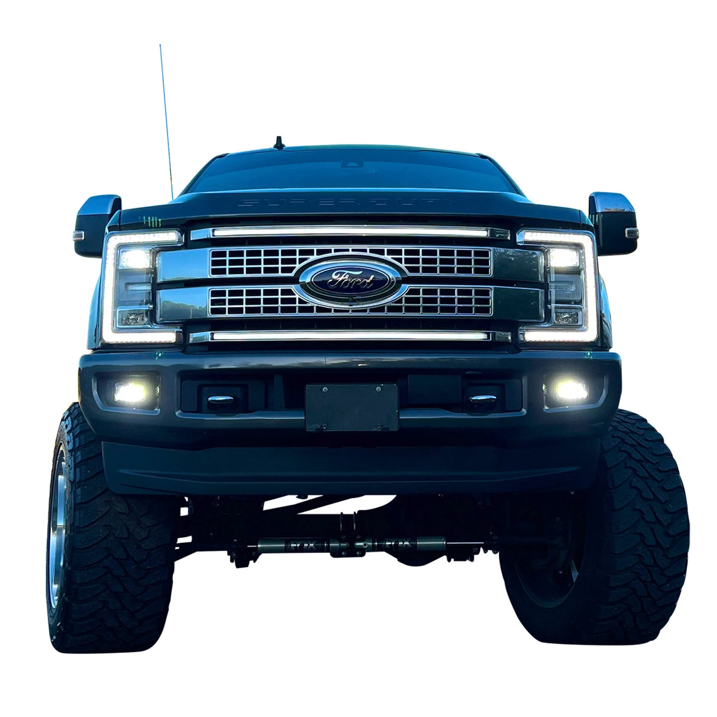 2017-2019 F250, F350, F450 & F550 Platinum Ghost Grill Lights