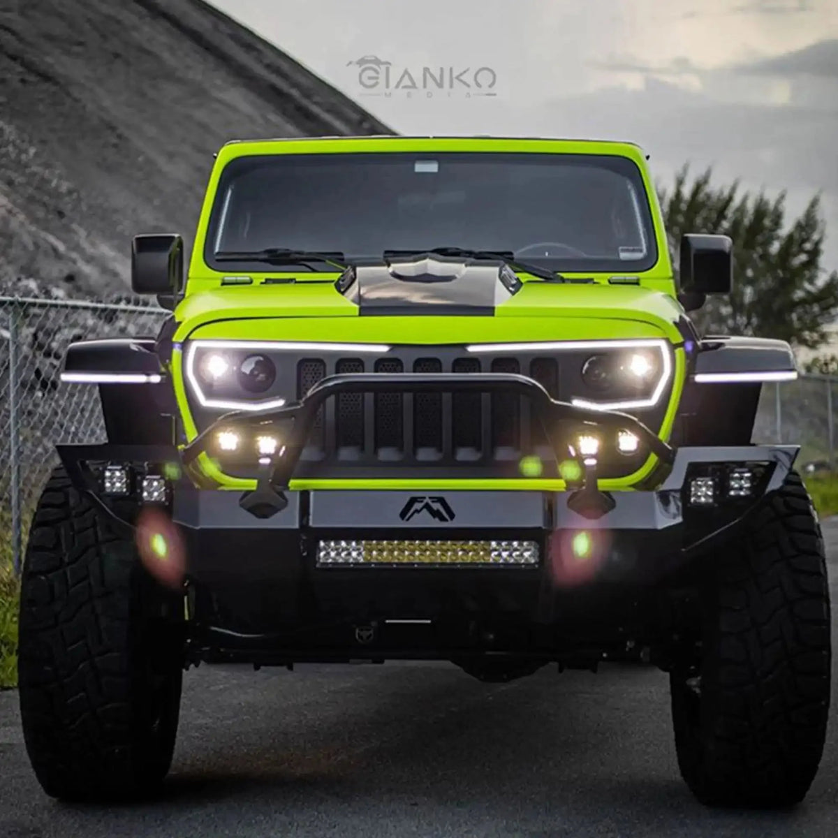 2018-2026 Jeep Wrangler JL & 2020-2026 Gladiator JT ORACLE VECTOR Pro Series II Full LED Grille