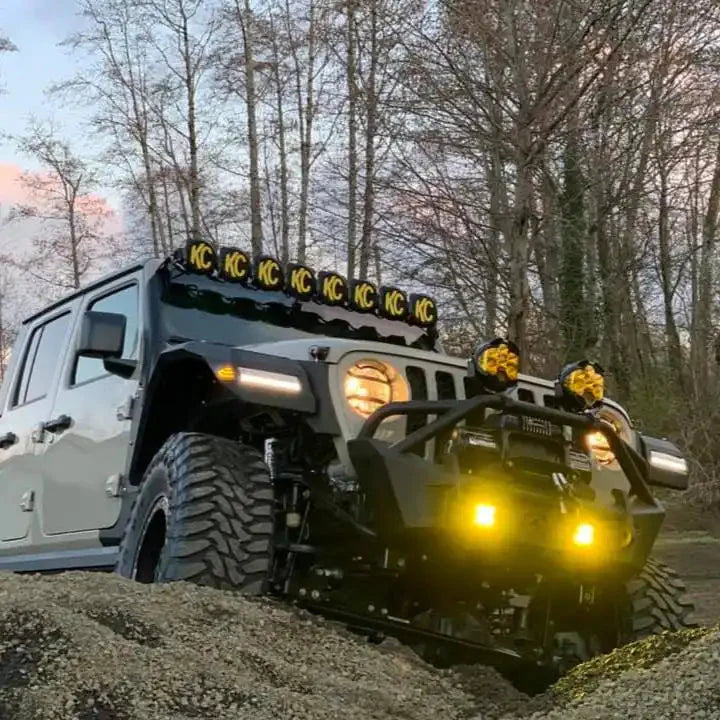 2018-2026 Jeep Wrangler JL & 2020-2026 Gladiator JT ORACLE Lighting "Smoked Lens" LED Front Side Markers