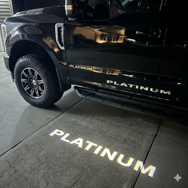 Ford F250/F350/F450 Platinum Puddle Lights