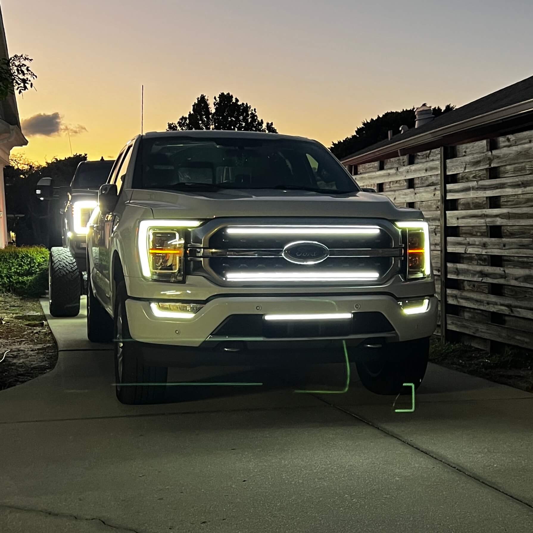 Led Rancha 2021-2023 Ford F150 LED Grille Light Kit – Platinum/King Ranch/XLT, Wh ...