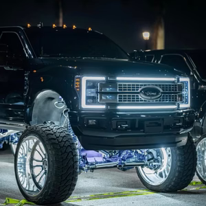 2017-2019 Ford Super Duty Platinum “Ghost” 35″ LED Grille Light Bar – F-250/350/450/550, IP67, Sequential Ready