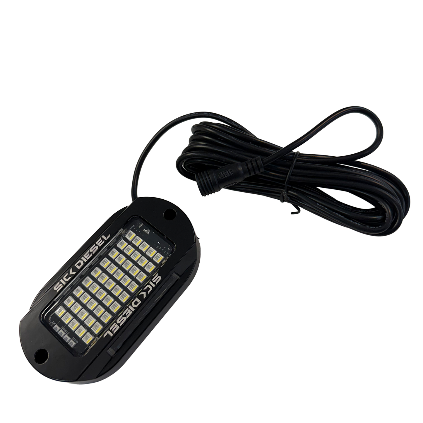 Sick Diesel Rock Lights - Utility Work Lights - White/RGBW LEDs