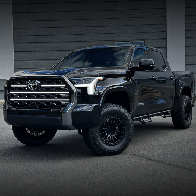 2022-2024 Toyota Tundra LED Grille Light Kit – Platinum & 1794, IP67, Plug-and-Play, White DRL Strip