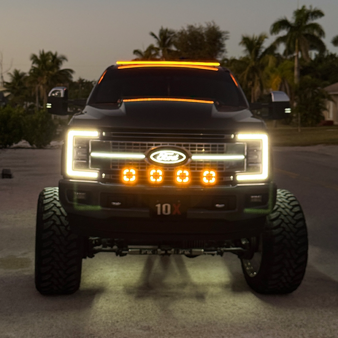 Fly Bars FLY BAR™ – Universal Roof Clearance Light Bar for Trucks (No-Drill Ins ...