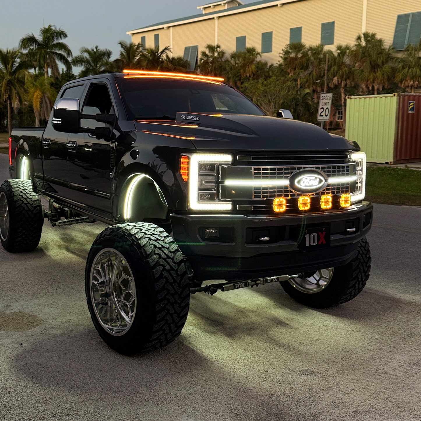 FLY BAR™ – Universal Roof Clearance Light Bar for Trucks (No-Drill Install)