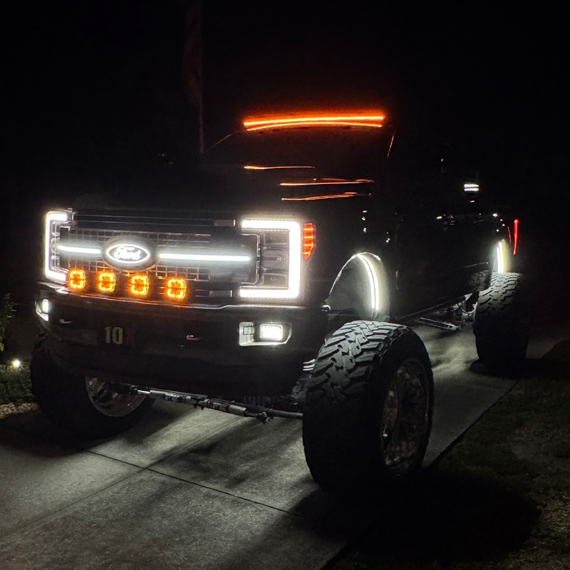 Fly Bars FLY BAR™ – Universal Roof Clearance Light Bar for Trucks (No-Drill Ins ...