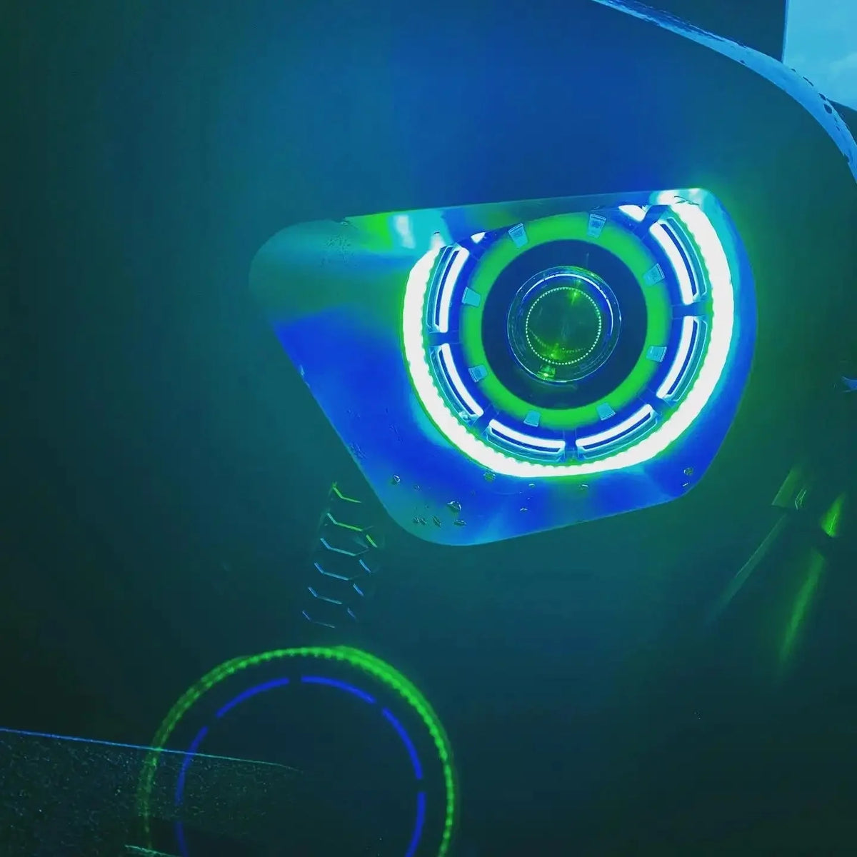 2018-2025 Jeep Wrangler JL & 2020-2025 Gladiator JT ORACLE Lighting Oculus™ ColorSHIFT Bi-LED Projector Headlights