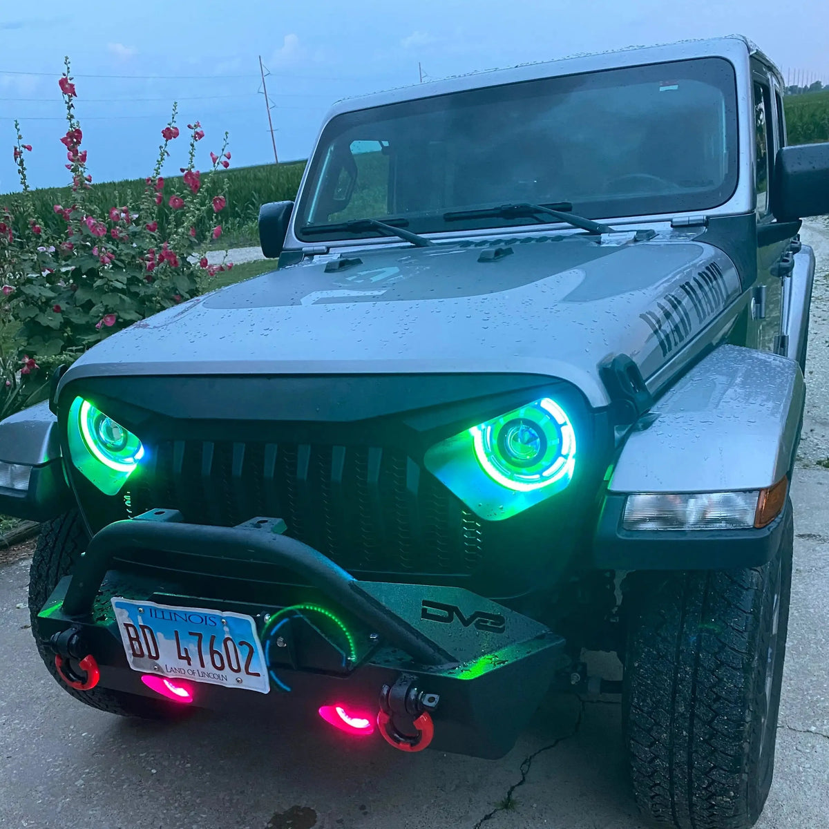 2018-2025 Jeep Wrangler JL & 2020-2025 Gladiator JT ORACLE Lighting Oculus™ ColorSHIFT Bi-LED Projector Headlights