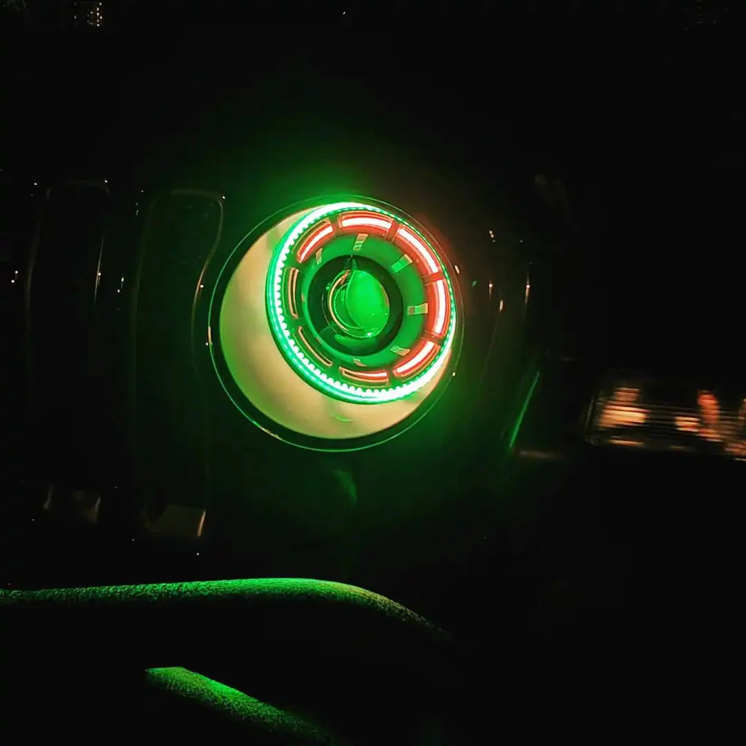 2018-2025 Jeep Wrangler JL & 2020-2025 Gladiator JT ORACLE Lighting Oculus™ ColorSHIFT Bi-LED Projector Headlights